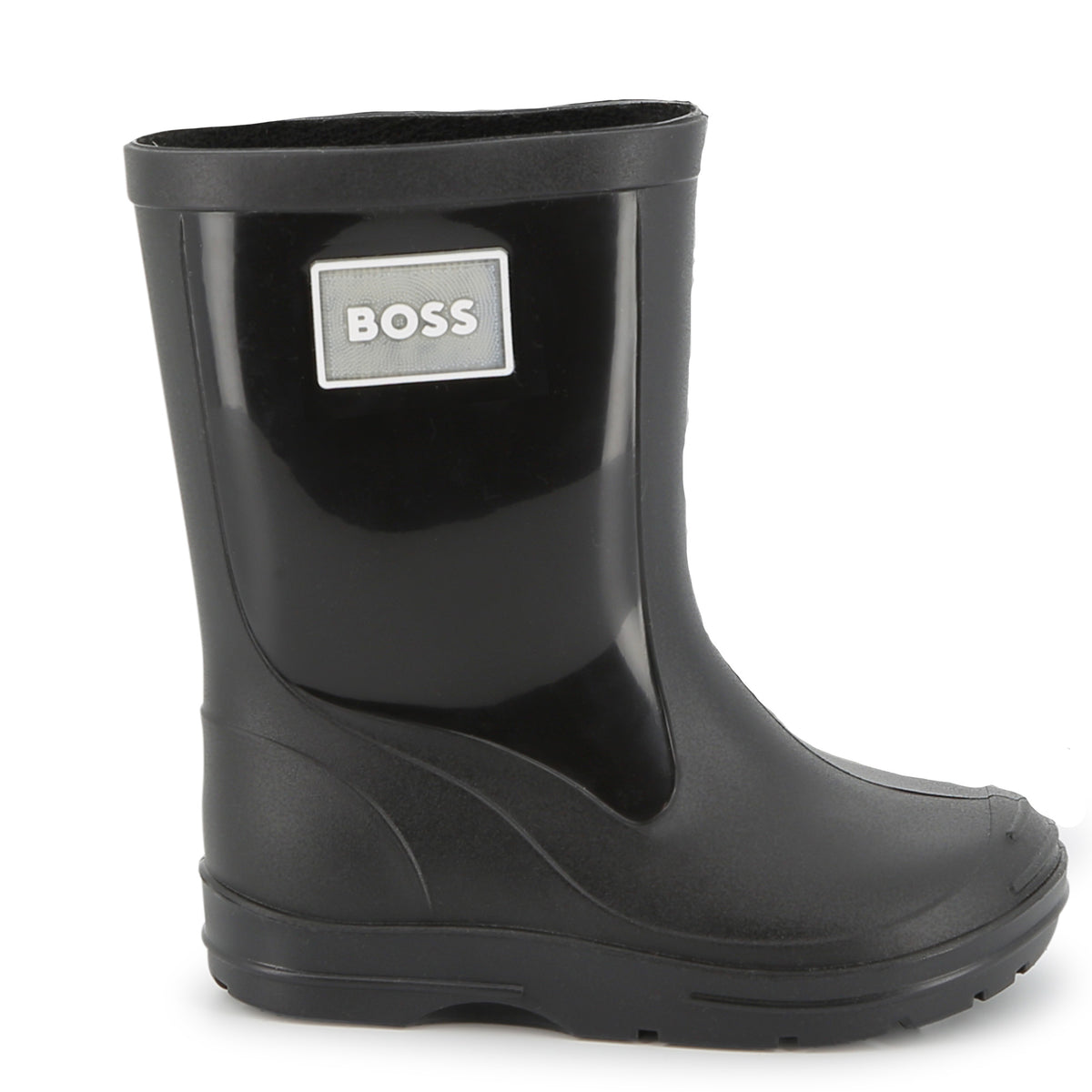 BOSS jongens Regenlaarzen Zwart – detail zool – designer kinderkleding | Niñoz Almere
