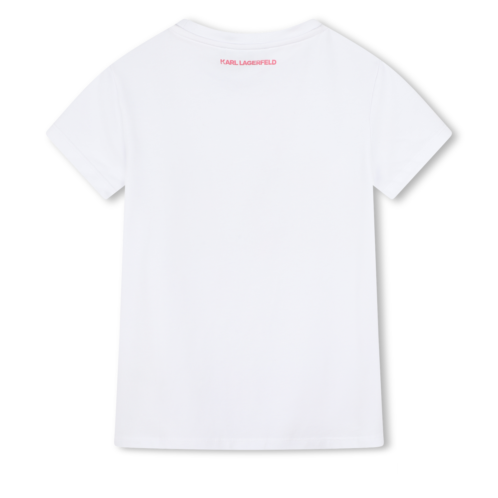 Karl Lagerfeld Kids t-shirt wit pailletten detail - Niñoz Almere