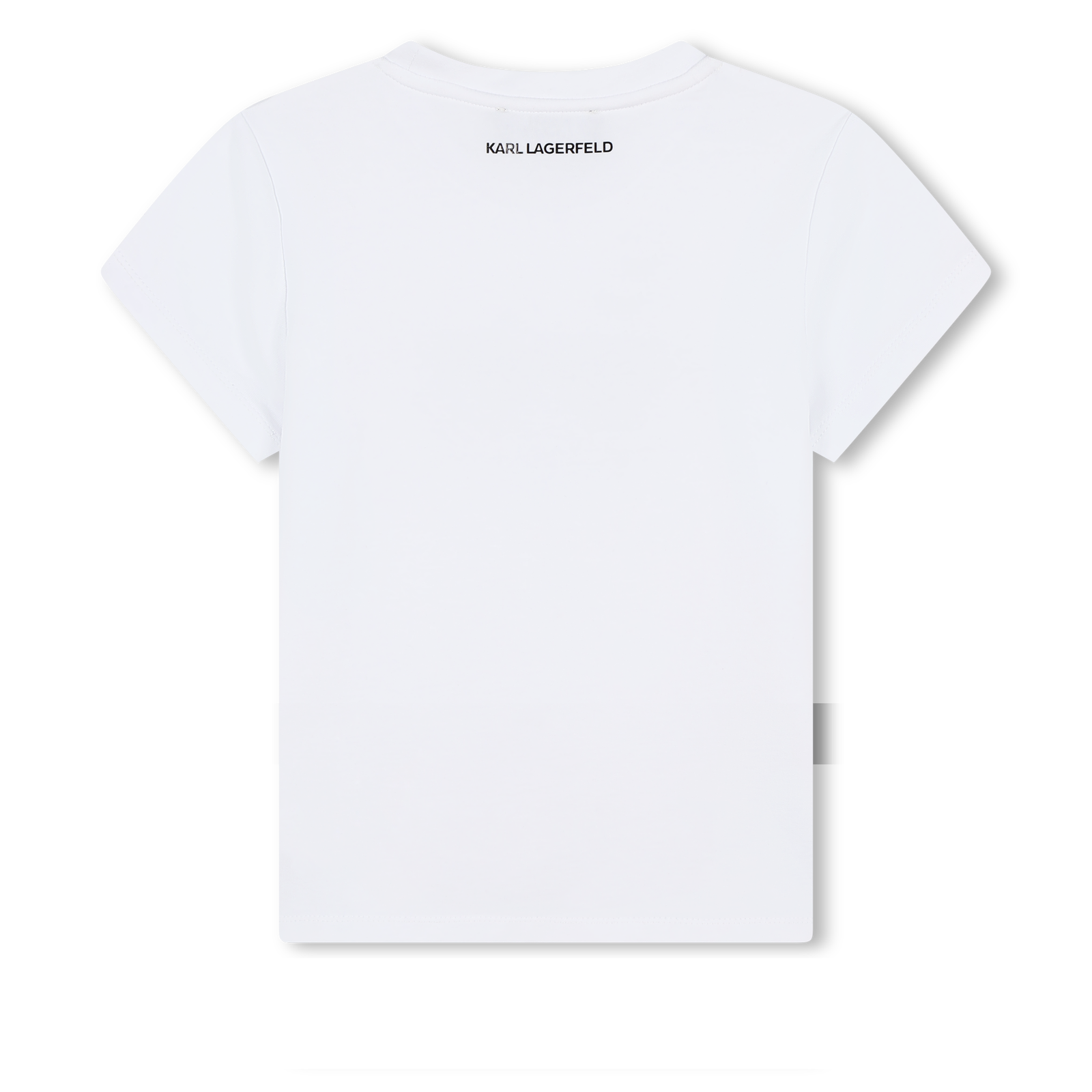 Karl Lagerfeld Kids t-shirt wit zonnebrilprint detail - Niñoz Almere
