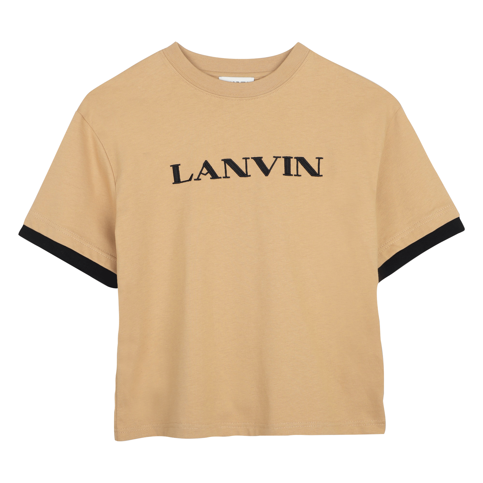 Lanvin T-Shirt Korte Mouwen - Donker Beige – foto 1 – Niñoz Almere