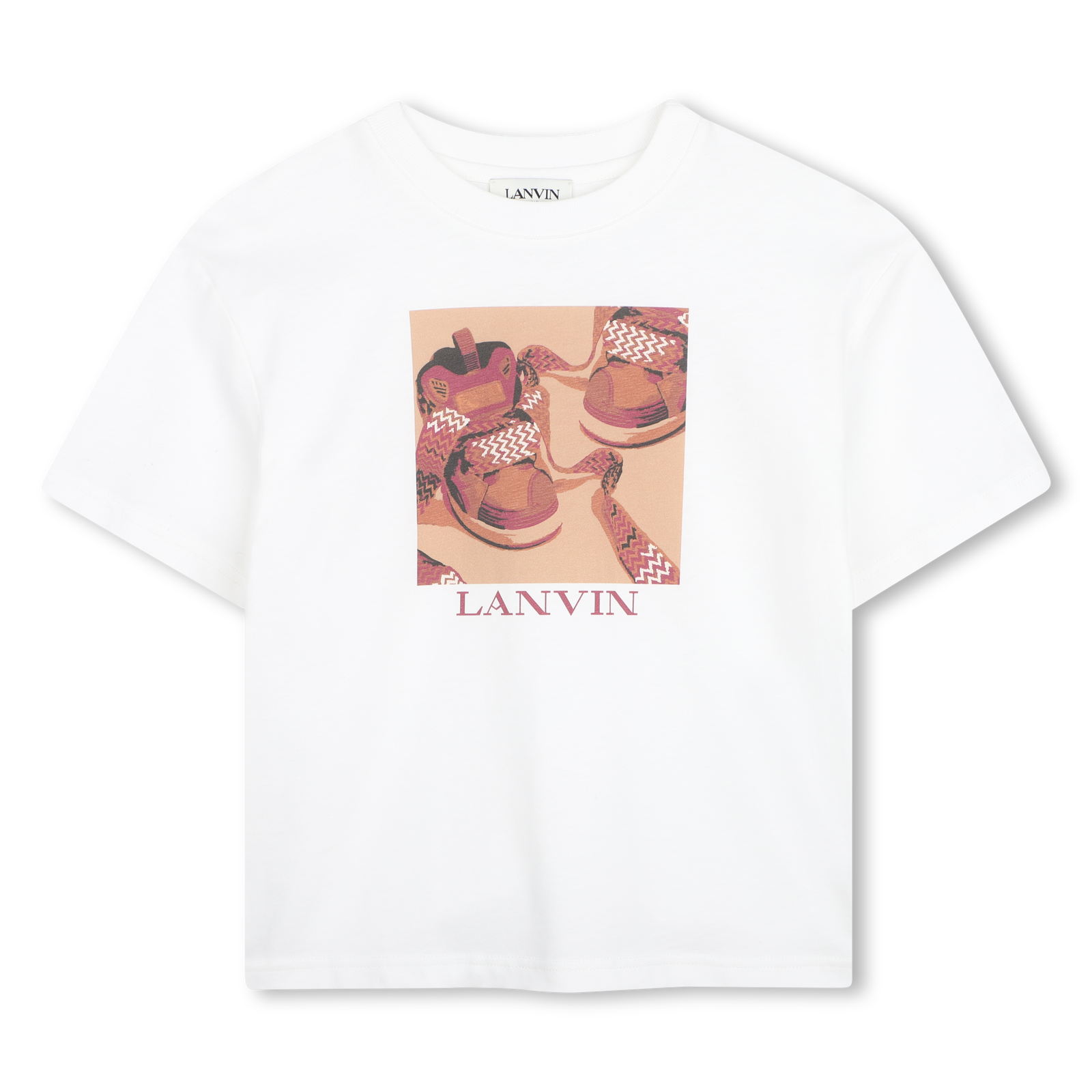 Lanvin T-Shirt Korte Mouwen - Gebroken Wit – foto 1 – Niñoz Almere