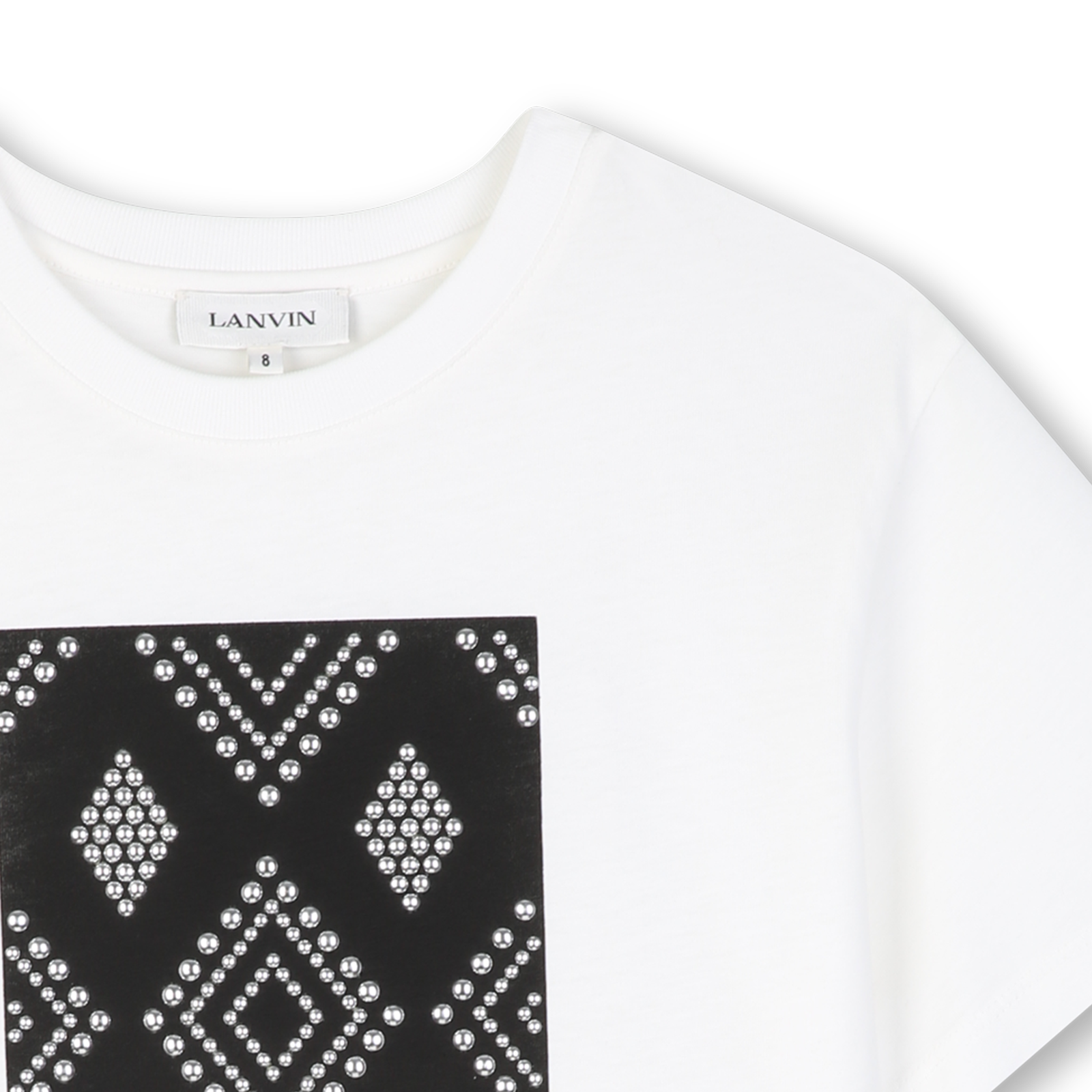 Lanvin T-Shirt Korte Mouwen - Gebroken Wit – foto 3 – Niñoz Almere