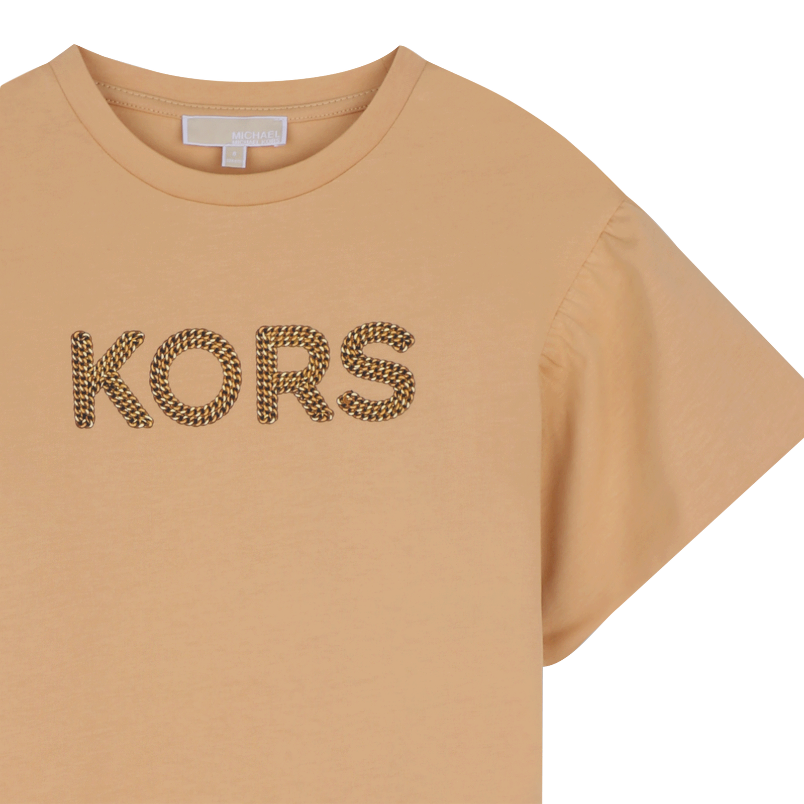 Michael Kors T-Shirt Korte Mouwen - Licht Bruin – foto 3 – Niñoz Almere