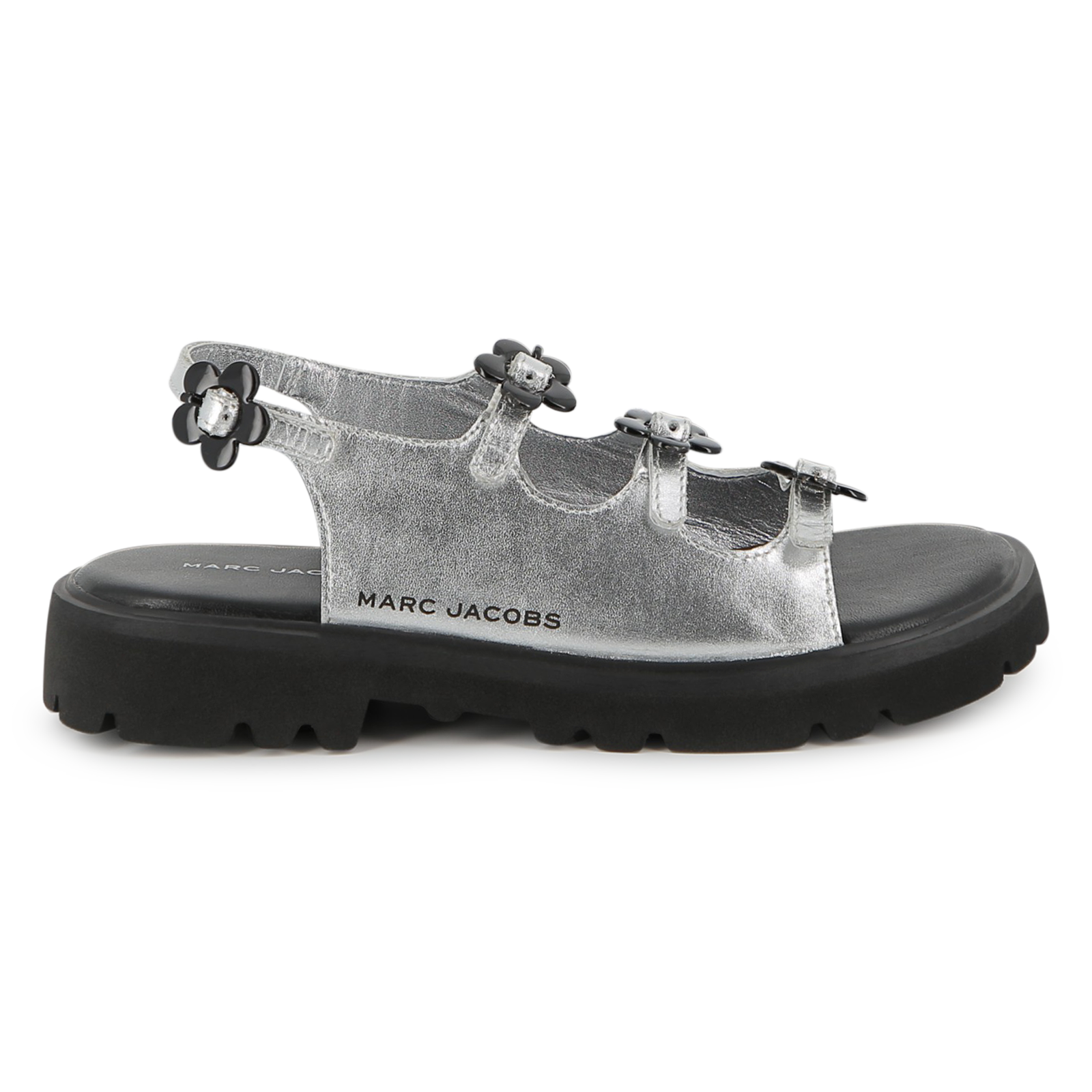 Marc Jacobs sandalen lichtgrijs achterkant - Niñoz Almere